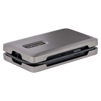 StarTech.com DKM31C3HVCPD notebook dock & poortreplicator Bedraad USB 3.2 Gen 2 (3.1 Gen 2) Type-C Grijs