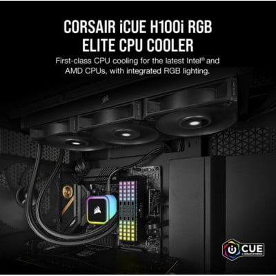 iCUE H100i ELITE RGB Liquid CPU Cooler