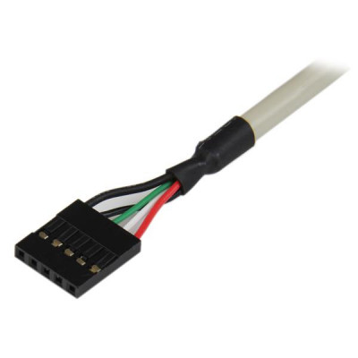 StarTech.com USBPLATE tussenstuk voor kabels 2 x IDC 2 x USB A Zilver