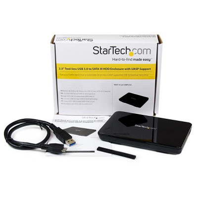 StarTech 2.5'' USB 3 SATA SSD/HDD UASP Enclosure