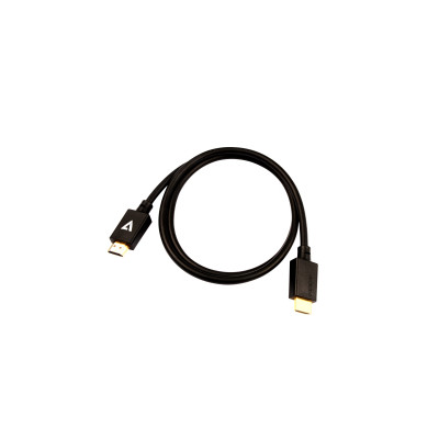 V7 V7HDMIPRO-1M-BLK HDMI kabel HDMI Type A (Standaard) 2 x HDMI Type A (Standard) Zwart