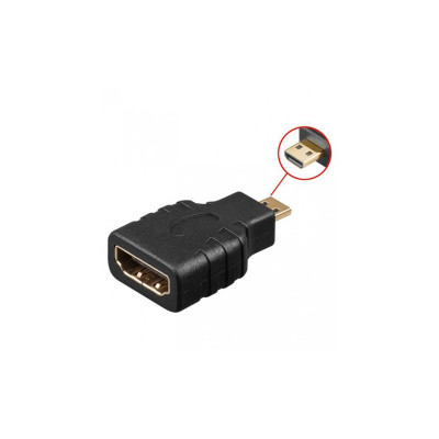 TECHLY MICRO HDMI/D MALE TO HDMI FEMALE ADAPTER