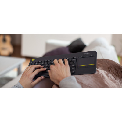 Logitech Wireless Touch Keyboard K400 PLUS DARK - Azerty