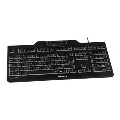 C50 Cherry KC 1000 SC with EID reader keyboard BE BLACK