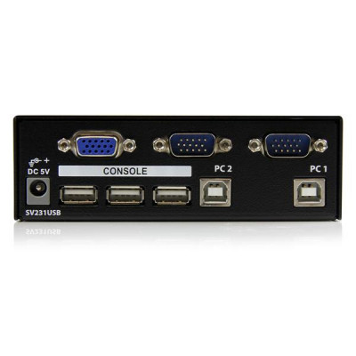 StarTech 2 Port USB KVM Switch Kit with Cables