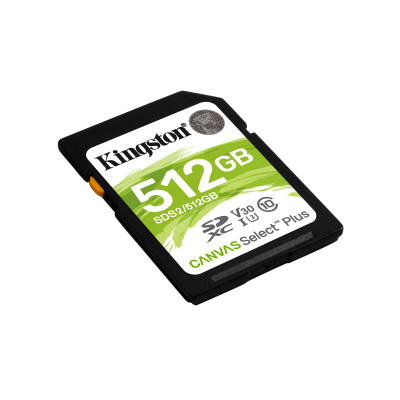 Kingston 512GB SDXC Canvas Select Plus