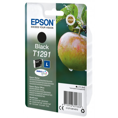 Epson Ink&#47;T1291 Apple 11.2ml BK