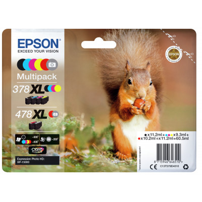 Epson Ink&#47;378XL+478XL Squirrel CMYKRG