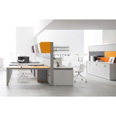 Neomounts Desk mount 10-49" desk clamp WHITE Plus