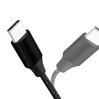 USB 2.0 Cable, USB-C M to USB-C M, black, 0.3m