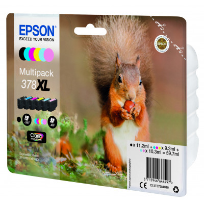 Epson Ink&#47;378XL Squirrel CLcMLmYK