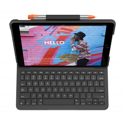 Logitech Slim Folio Keyboard and folio case BT French iPad