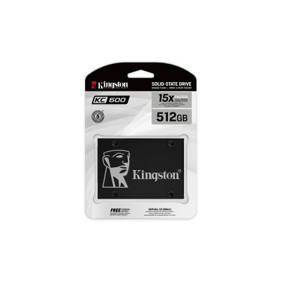 Kingston 512G SSD KC600 SATA3 2.5" Kingston