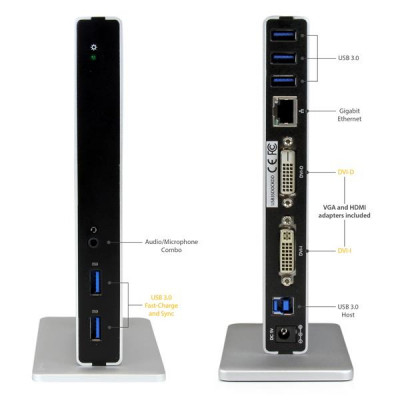 StarTech DVI Dual-Monitor Laptop Docking Station