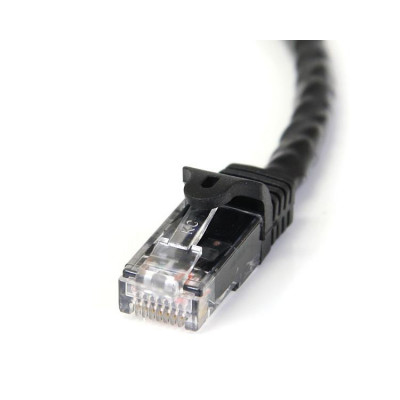 StarTech 0.5m Black Snagless Cat6 UTP Patch Cable