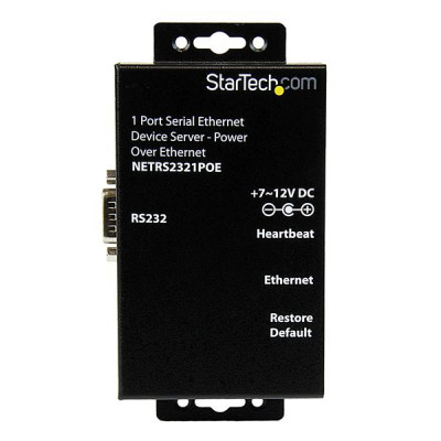 StarTech 1 Port Serial Ethernet Device Server PoE