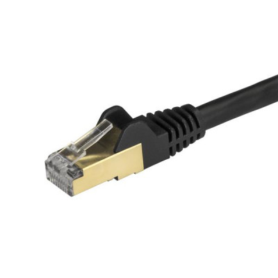 StarTech 1m Black Cat6a Ethernet Cable - STP