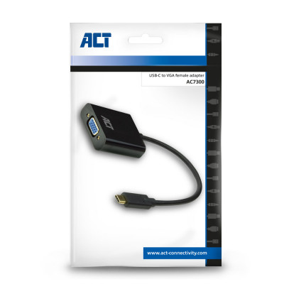 ACT AC7300 USB-C - VGA female Adapter