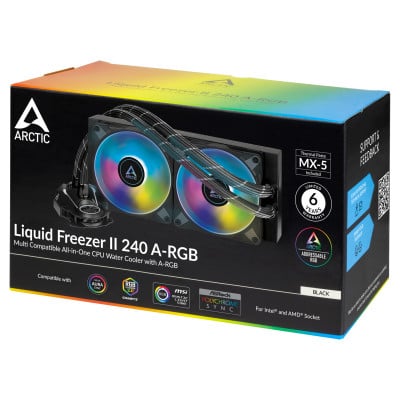ARCTIC Liquid Freezer II -240 A-RGB Black Intel/AMD CPU