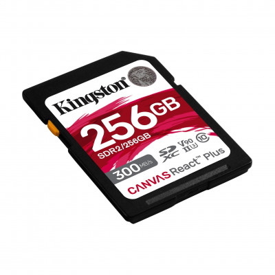 Kingston 256GB CanvasRctPls SDXC UHS-II 300R&#47;260W
