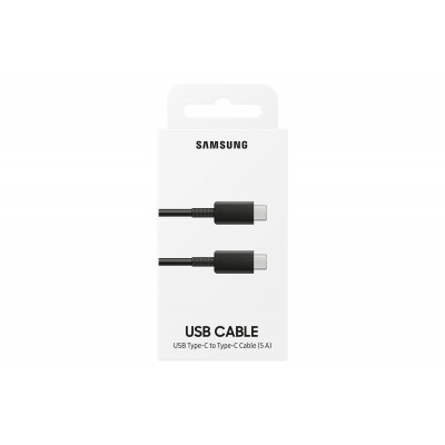 CABLE DATA CHARGE SUPER RAPIDE USB-C TO USB-C - MAX 45W (5A) - NOIR