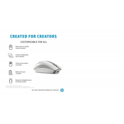 HP 930 Creator Wireless Mouse EURO 1D0K9AA#ABB