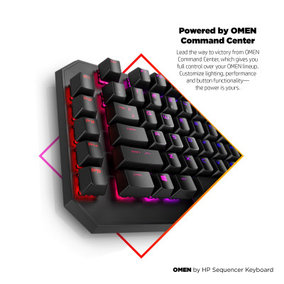 HP OMEN by Sequencer keyboard USB QWERTY English Black