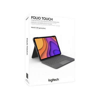 Logitech Folio Touch Grijs Smart Connector AZERTY Frans