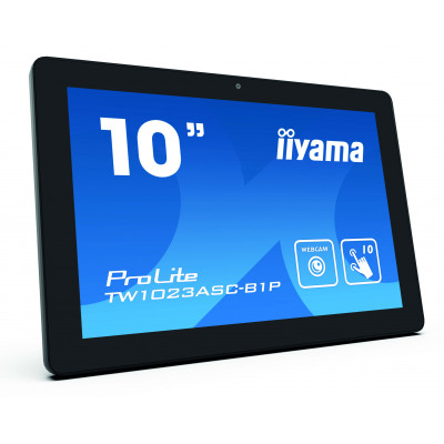 iiyama ProLite TW1023ASC-B1P écran plat de PC 25,6 cm (10.1") 1280 x 800 pixels WXGA LED Écran tactile Multi-utilisateur Noir