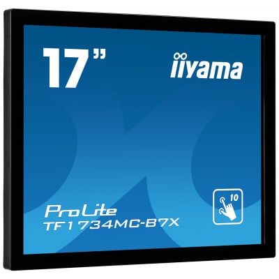 iiyama ProLite TF1734MC-B7X computer monitor 43.2 cm (17") 1280 x 1024 pixels SXGA LED Touchscreen Black