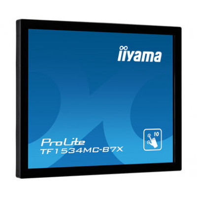 iiyama ProLite TF1534MC-B7X écran plat de PC 38,1 cm (15") 1024 x 768 pixels XGA LED Écran tactile Multi-utilisateur Noir