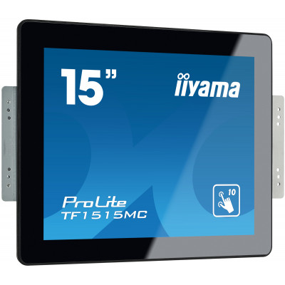 iiyama ProLite TF1515MC-B2 écran plat de PC 38,1 cm (15") 1024 x 768 pixels XGA LED Écran tactile Noir