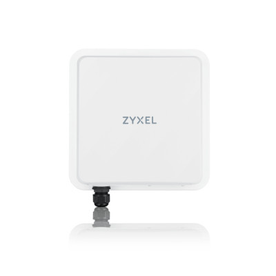 Zyxel FWA710 routeur sans fil Multi-Gigabit Ethernet Bi-bande (2,4 GHz / 5 GHz) 5G Blanc