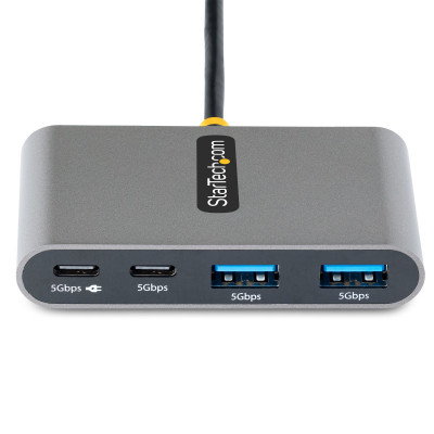 StarTech.com 5G2A2CPDB-USB-C-HUB hub & concentrateur USB 3.2 Gen 1 (3.1 Gen 1) Type-C 5000 Mbit/s Gris