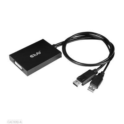CLUB3D CAC-1010-A video cable adapter 0.6 m DVI-D + USB