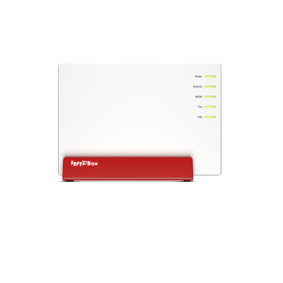 FRITZ!Box FRITZ! BOX 7583 VDSL wireless router Gigabit Ethernet Dual-band (2.4 GHz / 5 GHz) 4G Red, White