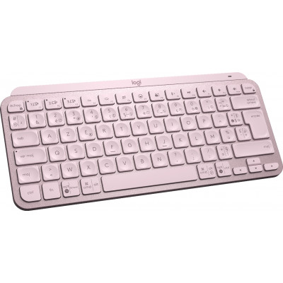 Logitech MX Keys Mini clavier RF sans fil + Bluetooth ?ŽERTY Français Rose