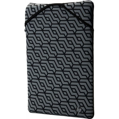 HP Reversible Protective 15.6-inch Geo Laptop Sleeve notebooktas 39,6 cm (15.6'') Opbergmap/sleeve Zwart, Grijs