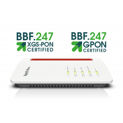 FRITZ!Box 5530 (WITH SFP XGSPON) wireless router Gigabit Ethernet Dual-band (2.4 GHz / 5 GHz) White