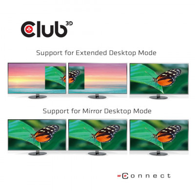 CLUB3D CSV-1564W65 notebook dock/port replicator Docking USB 3.2 Gen 1 (3.1 Gen 1) Type-C Black