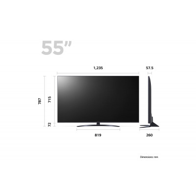 LG UHD 65UR81006LJ 165.1 cm (65") 4K Ultra HD Smart TV Wi-Fi Black