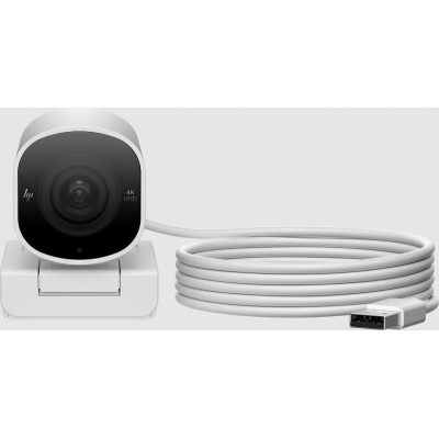 HP 960 4K Streaming webcam 8 MP 3840 x 2160 pixels USB Argent