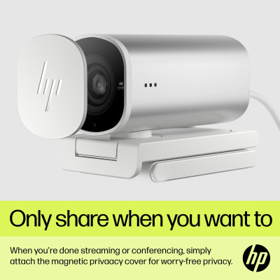 HP 960 4K Streaming webcam 8 MP 3840 x 2160 pixels USB Silver