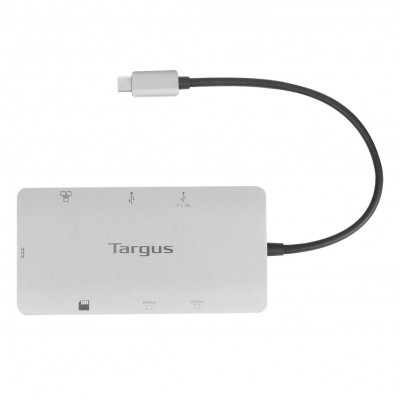 Targus DOCK423EU notebook dock/port replicator Wired USB 3.2 Gen 1 (3.1 Gen 1) Type-C Silver