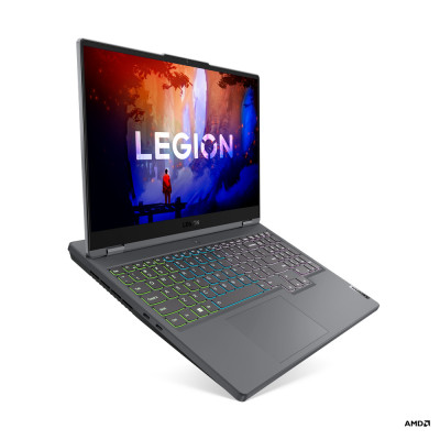 Lenovo Legion 5 6800H Ordinateur portable 39,6 cm (15.6") Full HD AMD Ryzen™ 7 16 Go DDR5-SDRAM 1000 Go SSD NVIDIA GeForce RTX 3070 Wi-Fi 6E (802.11ax) Windows 11 Home Gris, Noir