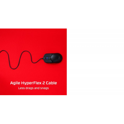 HyperX Pulsefire Haste 2 - Gaming Mouse (Black) souris Ambidextre USB Type-A 26000 DPI