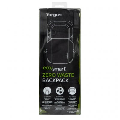 Targus Zero Waste sac à dos Sac à dos normal Noir Plastique recyclé
