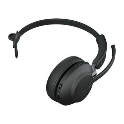 Jabra Evolve2 65, MS Mono Headset Wireless Head-band Office/Call center USB Type-A Bluetooth