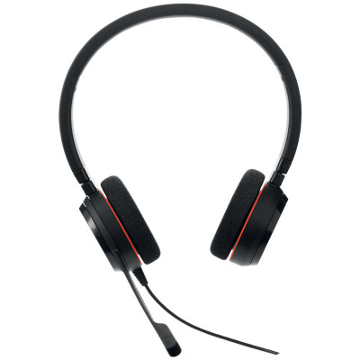 Jabra Evolve 20 MS Stereo Headset Wired Head-band Office/Call center USB Type-A Black