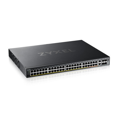 Zyxel XGS2220-54HP Géré L3 Gigabit Ethernet (10/100/1000) Connexion Ethernet, supportant l'alimentation via ce port (PoE)